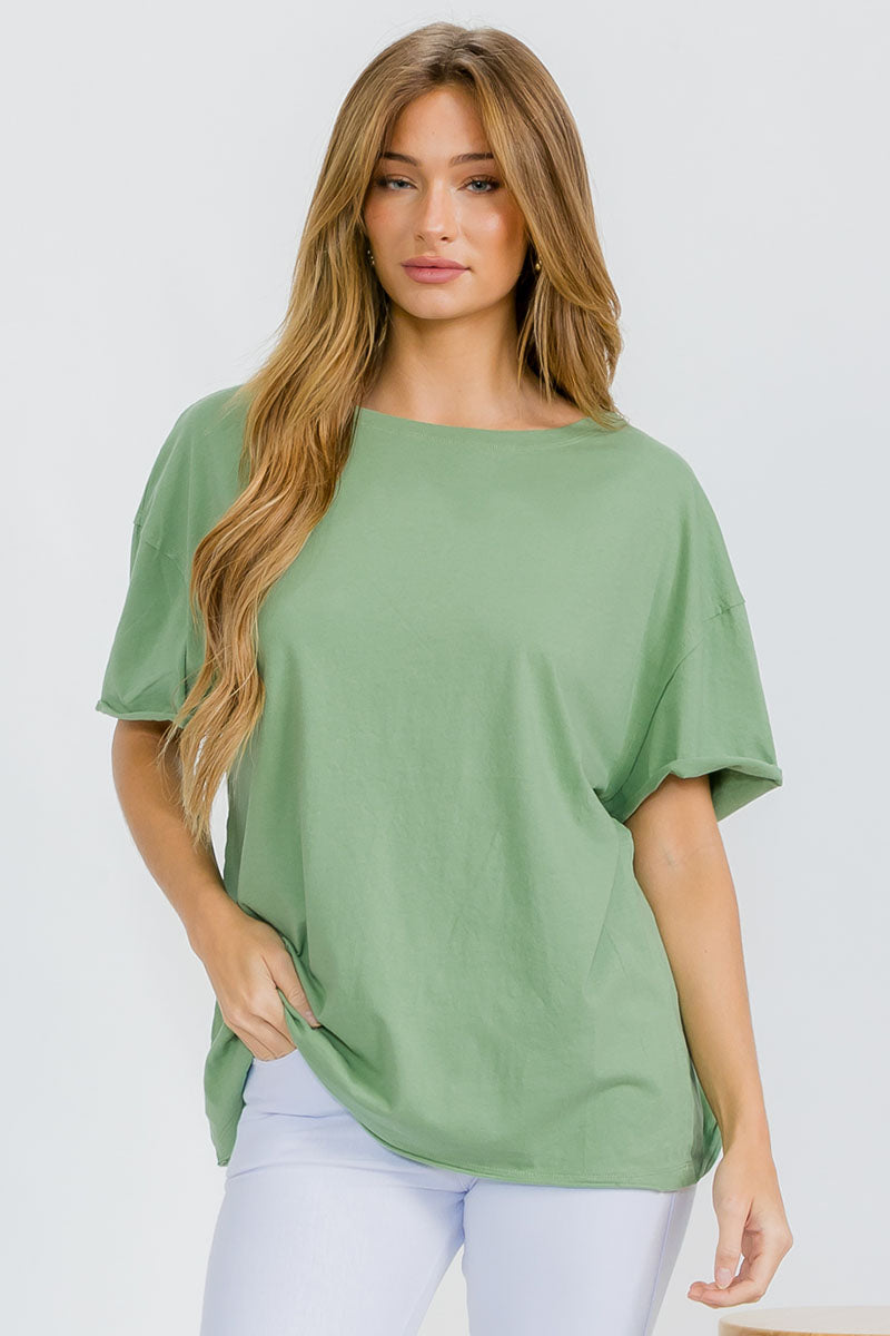 Women’s Rebel Raw Edge Oversized Tee