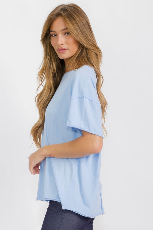 Women’s Rebel Raw Edge Oversized Tee