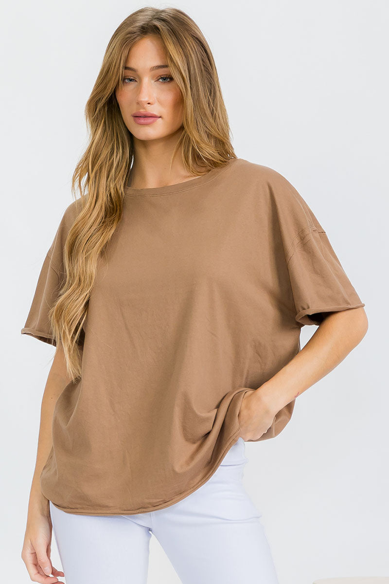 Women’s Rebel Raw Edge Oversized Tee