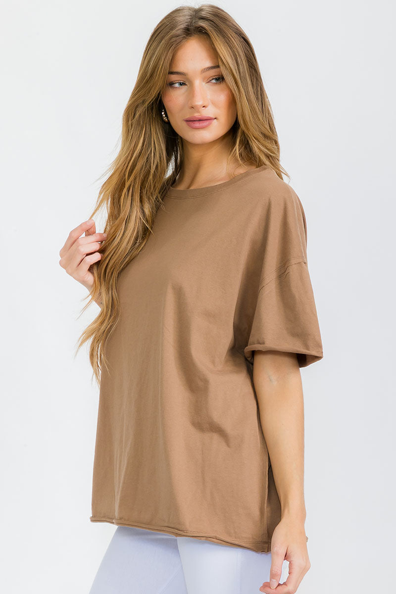 Women’s Rebel Raw Edge Oversized Tee