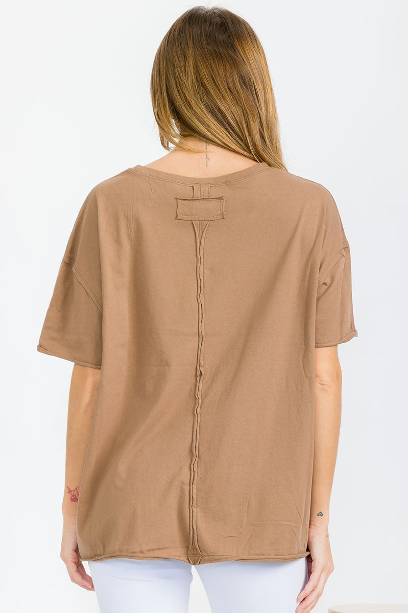 Women’s Rebel Raw Edge Oversized Tee