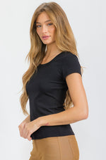 Women’s Cotton Rib Short Sleeve Tee