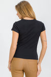 Women’s Cotton Rib Short Sleeve Tee