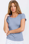 Women’s Cotton Rib Short Sleeve Tee