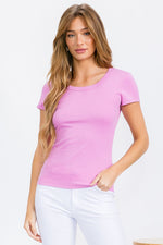 Women’s Cotton Rib Short Sleeve Tee
