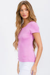 Women’s Cotton Rib Short Sleeve Tee