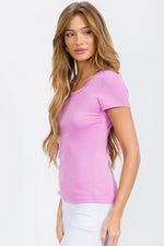 Women’s Cotton Rib Short Sleeve Tee