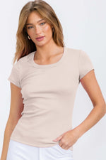 Women’s Cotton Rib Short Sleeve Tee