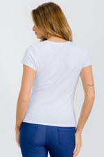 Women’s Cotton Rib Short Sleeve Tee