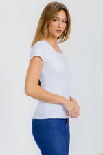 Women’s Cotton Rib Short Sleeve Tee