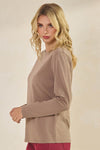 Essentially Soft Cotton Long Sleeve Shirt Top