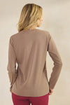 Essentially Soft Cotton Long Sleeve Shirt Top