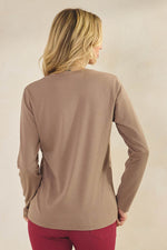 Essentially Soft Cotton Long Sleeve Shirt Top