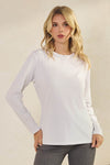 Essentially Soft Cotton Long Sleeve Shirt Top