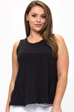 Plus size Women’s Rebel Raw Edge Tank Top