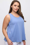 Plus size Women’s Rebel Raw Edge Tank Top