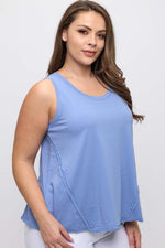Plus size Women’s Rebel Raw Edge Tank Top