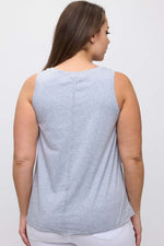 Plus size Women’s Rebel Raw Edge Tank Top