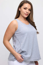 Plus size Women’s Rebel Raw Edge Tank Top
