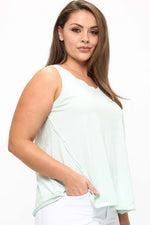 Plus size Women’s Rebel Raw Edge Tank Top