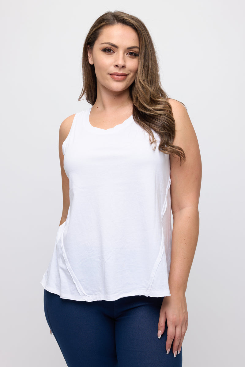 Plus size Women’s Rebel Raw Edge Tank Top