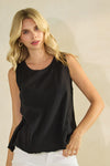 Black Women’s Rebel Raw Edge Oversized Tank Top