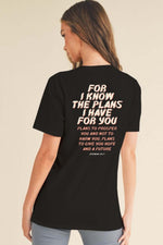 Women's Jeremiah 29:11 Bible Verse Graphic T-Shirt