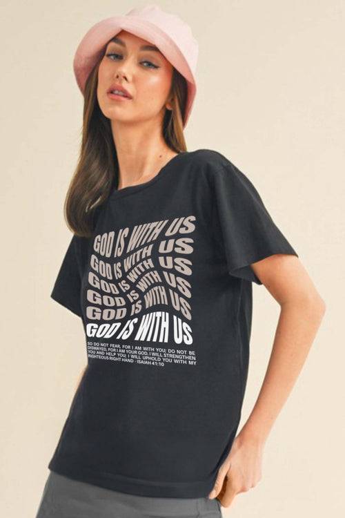 Women's Isaiah 41:10 Bible Verse Graphic TShirt