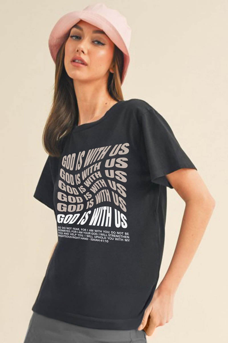Plus Size Women's Faith With Us Pure Cotton Tee