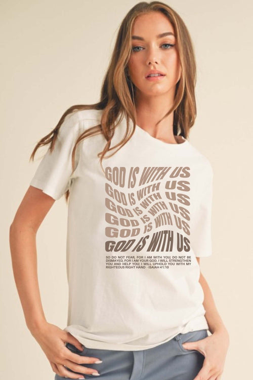 Women's Isaiah 41:10 Bible Verse Graphic TShirt