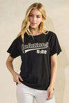 Women's Galatians 5:22 Bible Verse Baseball Style T-Shirt