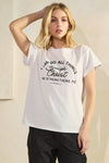 Women’s Faith Message Pure Cotton Crew Neck Graphic Tee 