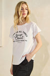 Women’s Faith Message Pure Cotton Crew Neck Graphic Tee 