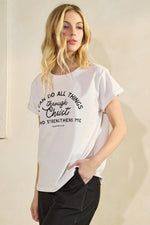 Women’s Faith Message Pure Cotton Crew Neck Graphic Tee 