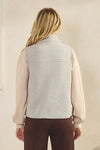 Women's Cozy Chic Fleece Zip Mock Neck Vest