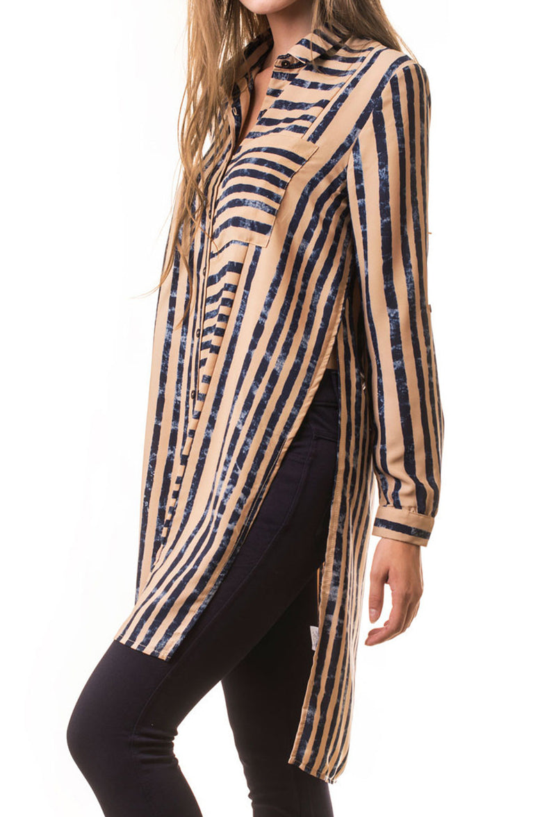 In Line Striped Tunic andree by unit