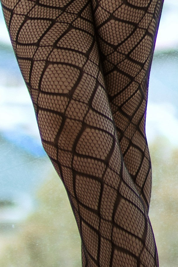 Plus Size Women's Charming Hollow Fishnet Tights – ICONOFLASH