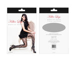 Etched Side Roses Lady's Fishnet Tights ICONOFLASH