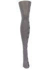 Lady's Half Tone Side Bars Fashion Tights