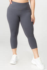 7/8 length workout leggings for plus size 