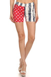 Rosie American Flag Shorts Iconoflash