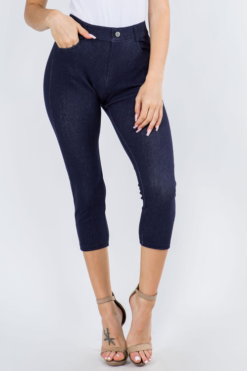 Plus Size Uptown High Waisted Jeggings with Belt Loops – ICONOFLASH