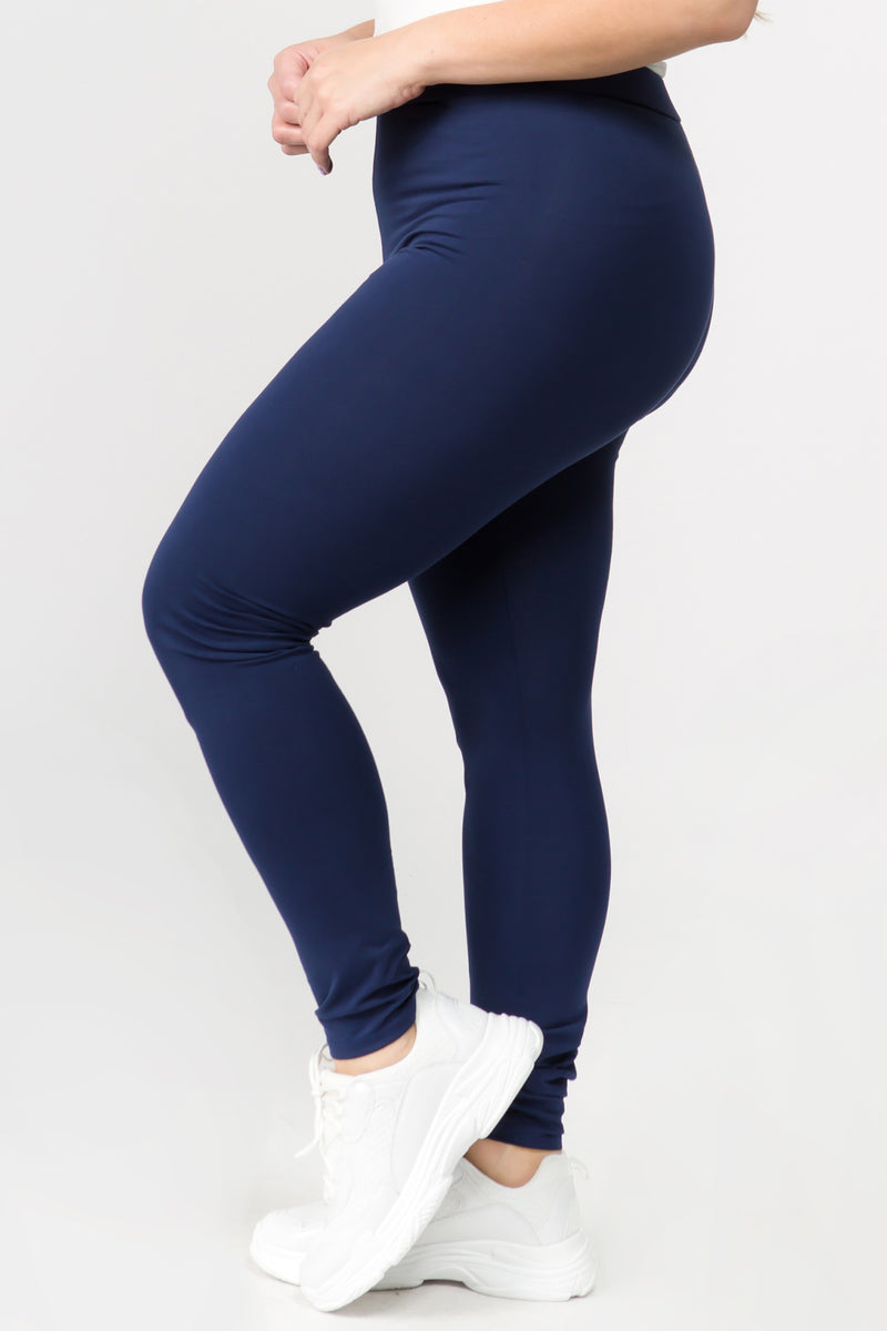 USA High Waisted Cotton Plus Size Leggings | Only Leggings Superstore