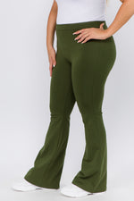 green yoga pants plus size
