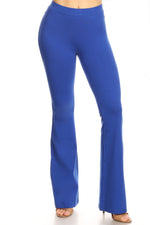 royal blue cotton yoga pants