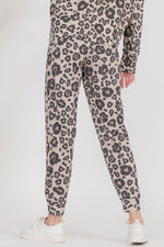 Relaxed Leopard Print High-Rise Joggers