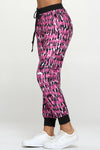 Get Into It Printed Loungewear Joggers