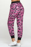 Get Into It Printed Loungewear Joggers