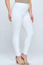 Plus Size Uptown High Waisted Jeggings with Belt Loops