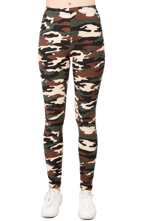 camouflage graphic leggings